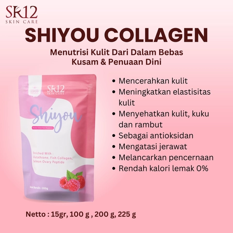 SR12 Shiyou Collagen Drink Mencerahkan Kulit Dari Dalam