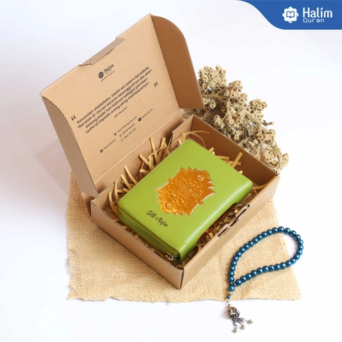 BUNDLING QURAN TERJEMAH AL HALIM RUBU B7 HVS GRATIS CUSTOM NAMA DAN BOX COCOK UNTUK HADIAH & WAKAF