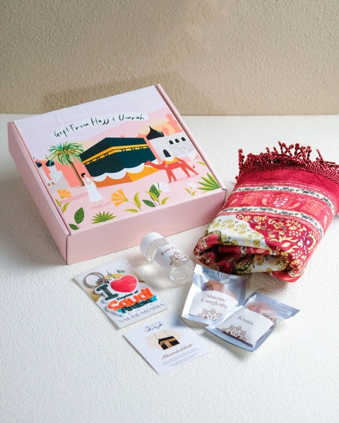 Aliya - Paket Arafah Box Ekslusif Hampers Sajadah Oleh Oleh Haji Umroh