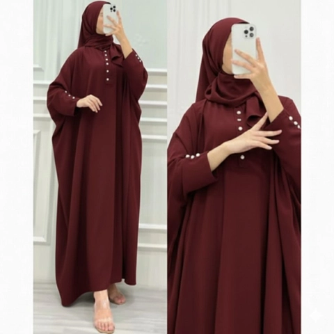 Khisna collection - Sherena abaya batwing cantik no hijab