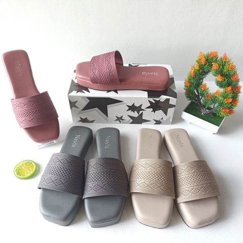Nayla - Sandal Platform Wanita Kokop Webing Series Salsa