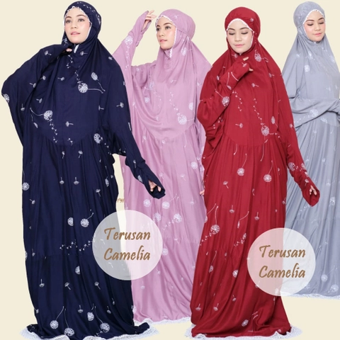 EVM Stockist - SRIAYU COLLECTION - Mukena Terusan Camelia