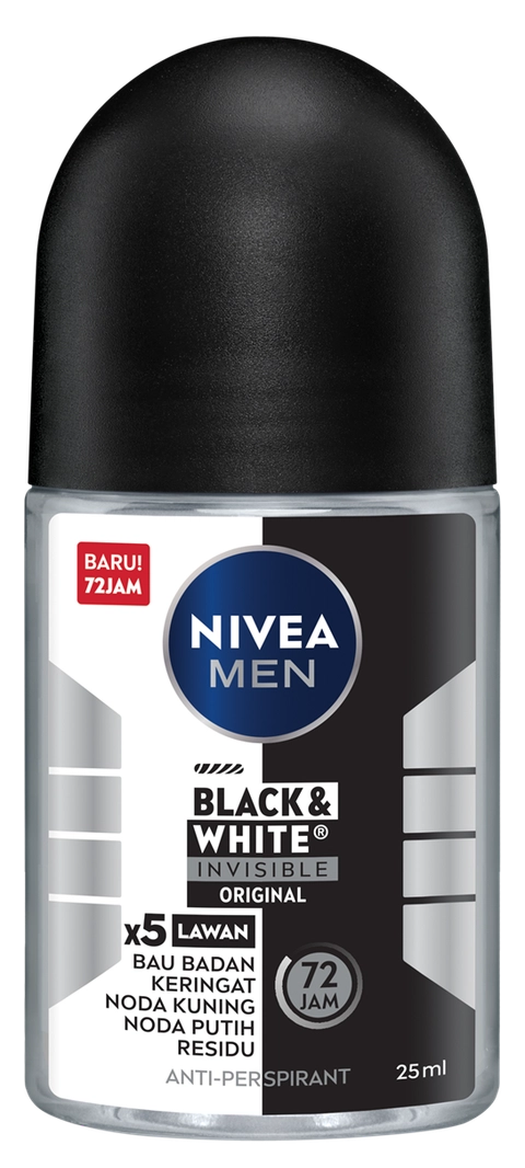 Nivea - NIVEA MEN Deodorant Black & White Original Roll On 25ml New