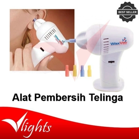V Lights - Pembersih Telinga Yang Efektif Dan Aman Wax Vac Ear Vacuum Cleaner