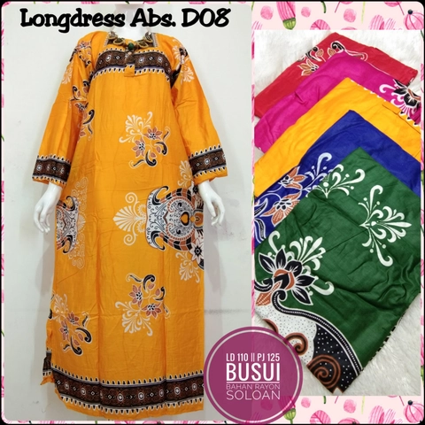 Unik Collection - Daster Longdrees Abs. D08