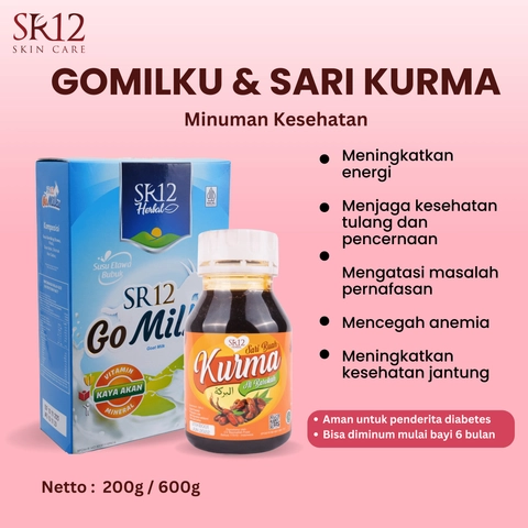 SR12 Jawa Barat - SR12 Bundling Gomilku Dan Sari Buah Buah Kurma Minuman Kesehatan