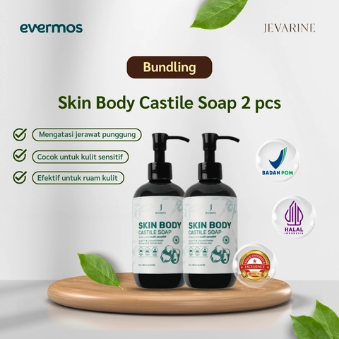 Jevarine - Bundle Skin Body Castile Soap 2PCS
