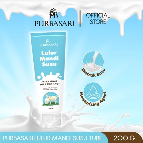 Purbasari - Lulur Mandi Susu Tube 200gr