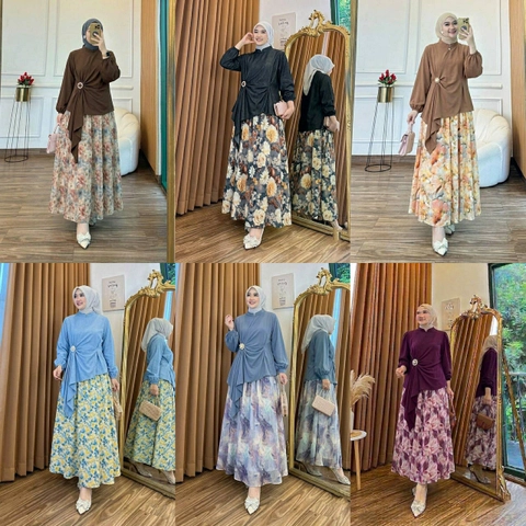 Khisna collection - Set rok hayuna perempuan yang best seller
