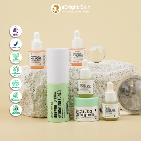eBright Skin - Paket Jerawat dan Pencerah - Acne Whitening Travel