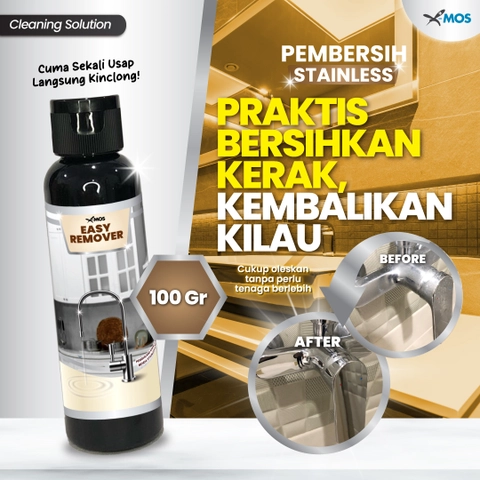 X MOS - X-MOS Easy Remover 100gr - Pembersih Kerak Air
