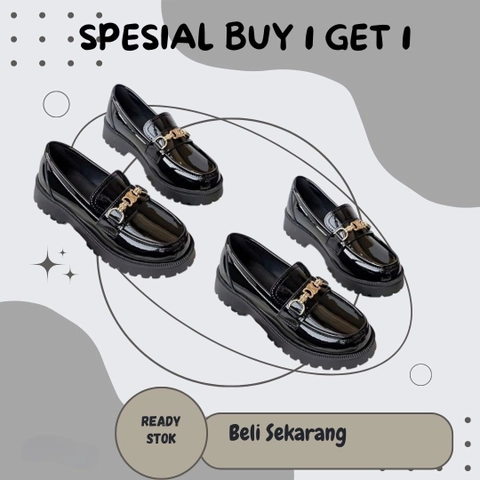 LUXIA - Spesial Buy 1 Get 1 Sepatu Oxford Wanita Series DCR-001