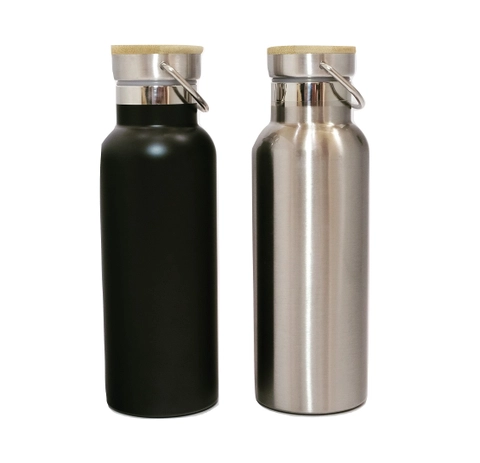 Blooming_Deal - Termos Tutup Bambu 500ml / Tumbler Arizona Stainless Steel Tahan Panas