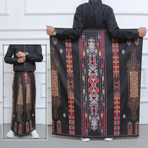 Batik Mafaza - Sarung Batik Pria Dewasa Terbaru Best Seller New Free peci rajut Motif gus taufik