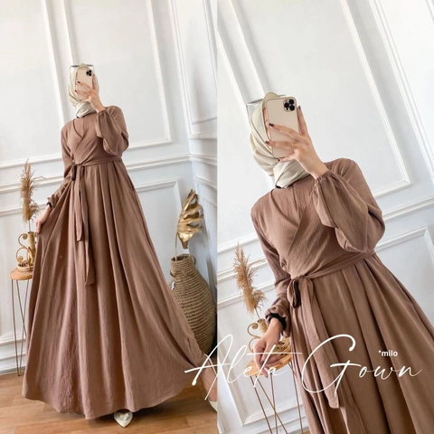 MEQA DAILY - MEGA DAILY - Gamis Aleta Airflow Crinkle Dan Hyget Super