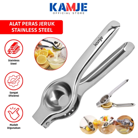 KAMJE Alat Peras Jeruk Juicer Perasan Pemeras Lemon Stainless Steel KMJ125