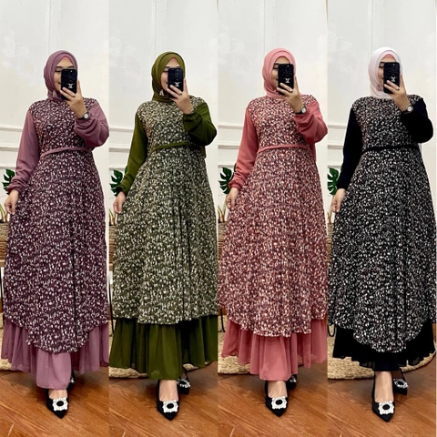 Celin Fashion [TA] - Gamis Khalisa motif