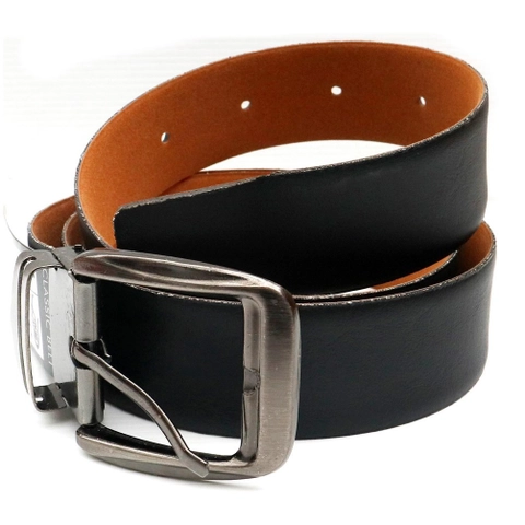 Lanc Fashion - Gesper / Ikat pinggang Eco Black Brown Bucklet