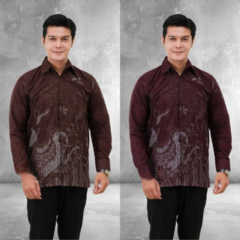 Batik Alfin - Kemejan Batik pria dewasa Lengan panjang modern terbaru motif Arimbi bagus banget