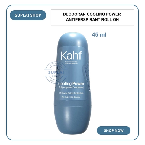 SUPLAI SHOP - Deodoran Keringat Panas Kahf Cooling Power Antiperspirant Roll on
