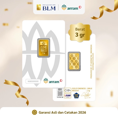 Emas ANTAM Logam Mulia - 3 gr 2026