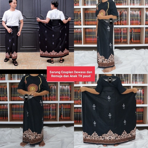 Khisna collection - Sarung keluarga couplen Dewasa remaja dan anak Tk paupaud gunungann