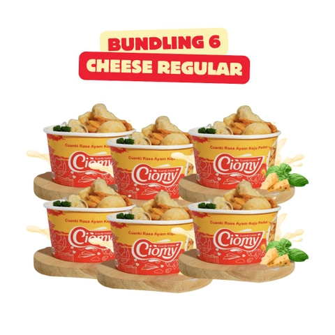 Makanan Ringan Paket Bundling Cuanki chicken Cheese 6 Cup