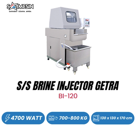 SATMESIN - Brine Injector Untuk Memasukan Air garam Ke Daging BI-120 Getra
