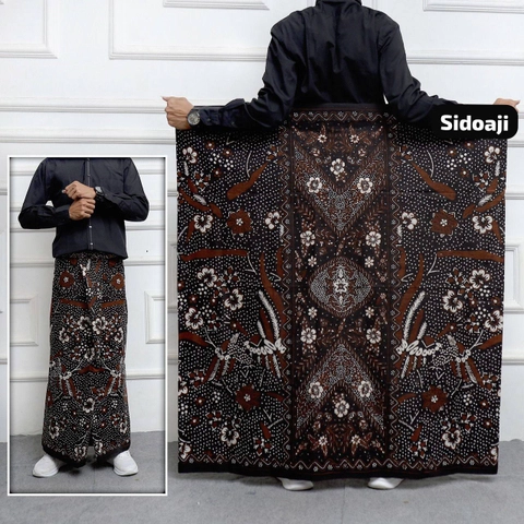 Batik Alfin - Sarung batik pria dewasa motif sidoaji model terbaru bagus banget nyaman di pakai