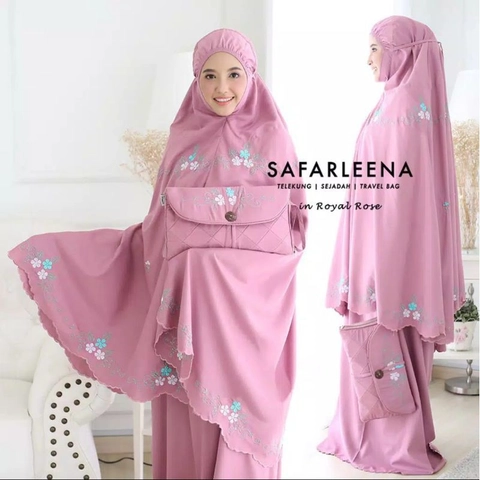 SRIAYU COLLECTION - Mukena Dewasa Rouhdoh Safarleena Bordir Manual Premium