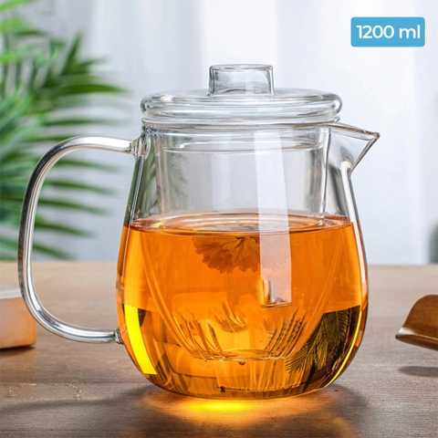 RUMAH RAYA - (PO) Teko Pitcher Glass Japanese Style 1200ml - CV102