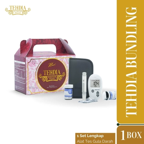 TEHDIA - TEHDIA Leci 20s 1 box dan Alat Cek Gula Darah