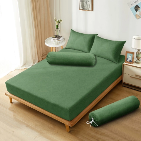 LADY ROSE OFFICIAL - Aloha Max x Ayu Ting Ting Sprei Emboss Forest Green