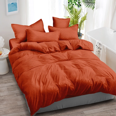 LADY ROSE OFFICIAL - ALOHA Bed Cover King Emboss Orange