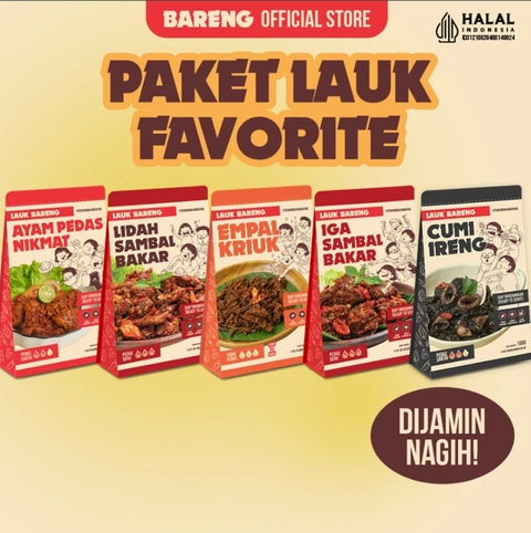 Lahap Bareng - Lahap Bareng - Paket Lauk Favorit 2 Lauk Makanan Instant Ready to Eat