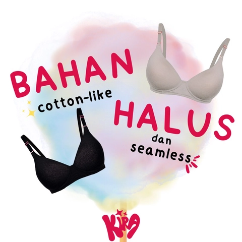 Kira - Wireless Bra Tanpa Kawat KIRA x Wendy Walters
