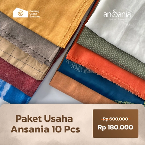 Gudang Usaha Evermos - Paket Usaha Hijab 10 - Ansania