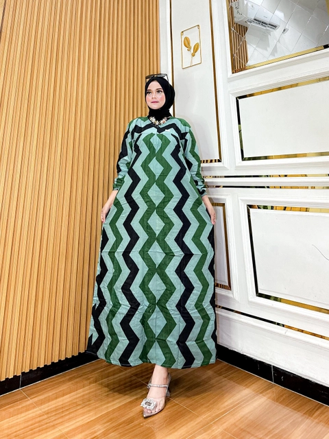 Batik Ayodha - GAMIS ZIGZAG ALLSIZE JUMBO