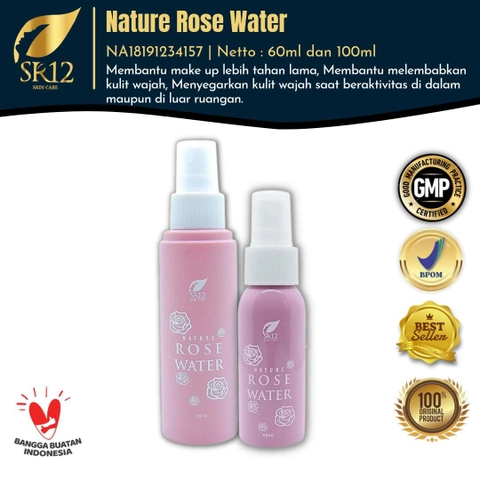 SR12 Herbal Skincare - Nature Rose Water