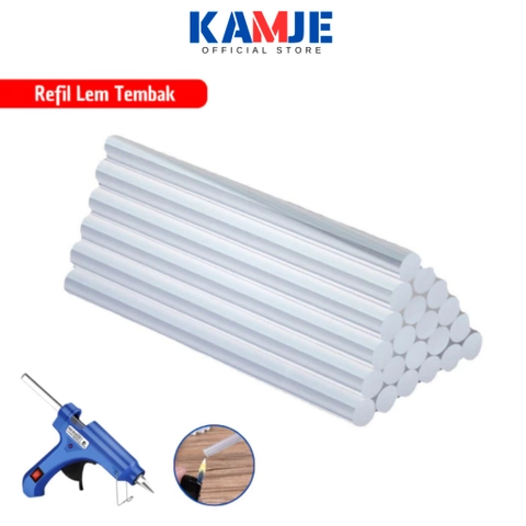 KAMJE Isi Ulang Refill Lem Tembak Kecil Besar Bakar Lilin Glue Gun Stick KMJ040