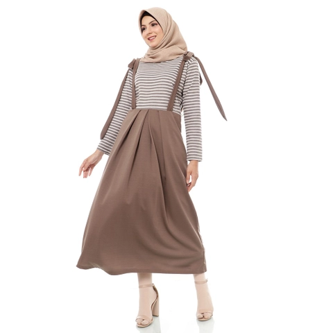 Mybamus - Aloshia Stripy Overall Dress