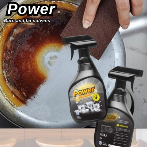 POWER DEGREASER BURN & FAT SOLVENS penghilang kerak pembersih wajan gosong pembersih panci kompor