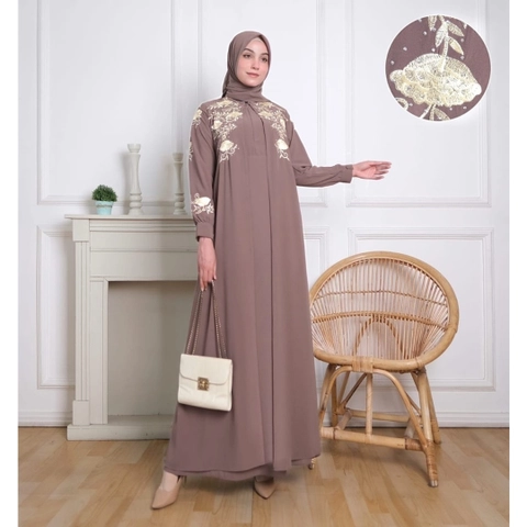 Ladily Apparel - Gamis Ceruty Milo (24 pcs)