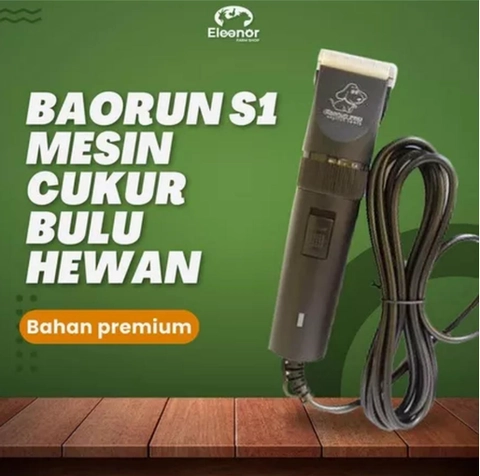 Eleanor Farm Shop - Baorun S1 Alat Cukur Bulu Domba Otomatis Anjing Kambing Gratis Cuku Cadang