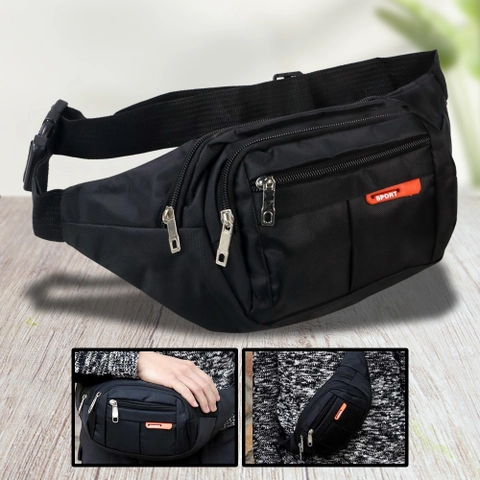 RAYATORY - Hengreda Sport Tas Pinggang Selempang Waistbag Pria dan Wanita - TM572