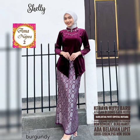 Griya Busanaku Solo - Shelly set kebaya kutu baru wanita dewasa