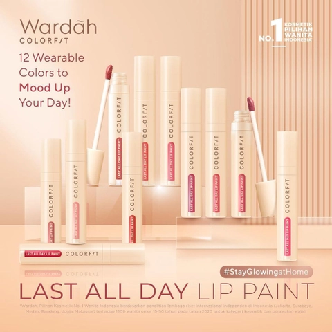 EVM Stockist - Wardah Garut - Wardah Colorfit Lash All Day Lip Paint