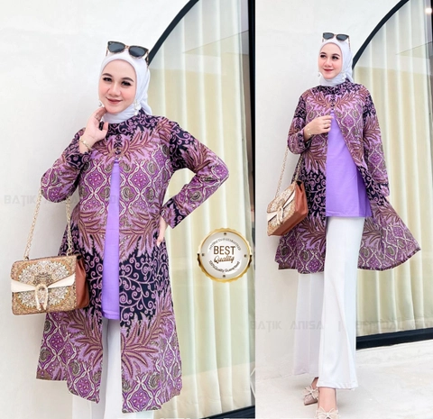 Ks muslim fashion - ATASAN BATIK WANITA TERBARU TUNIK BATIK