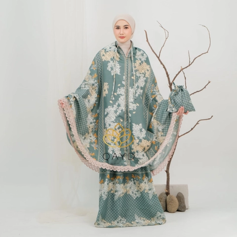 qaydstoreid - BELI 1 GRATIS 1 MUKENA 2IN1 KATUN MOTIF AIRIN PREMIUM