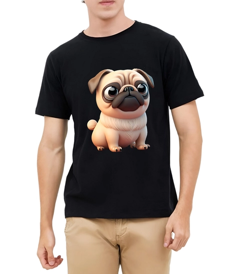 astro - Kaos Pria Gambar 3Dimensi Prancis Bulldog